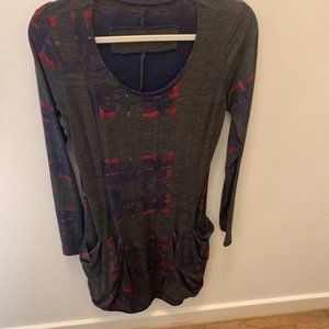 KNIT JERSEY DRESS WITH POCKETS SIZE 8-10